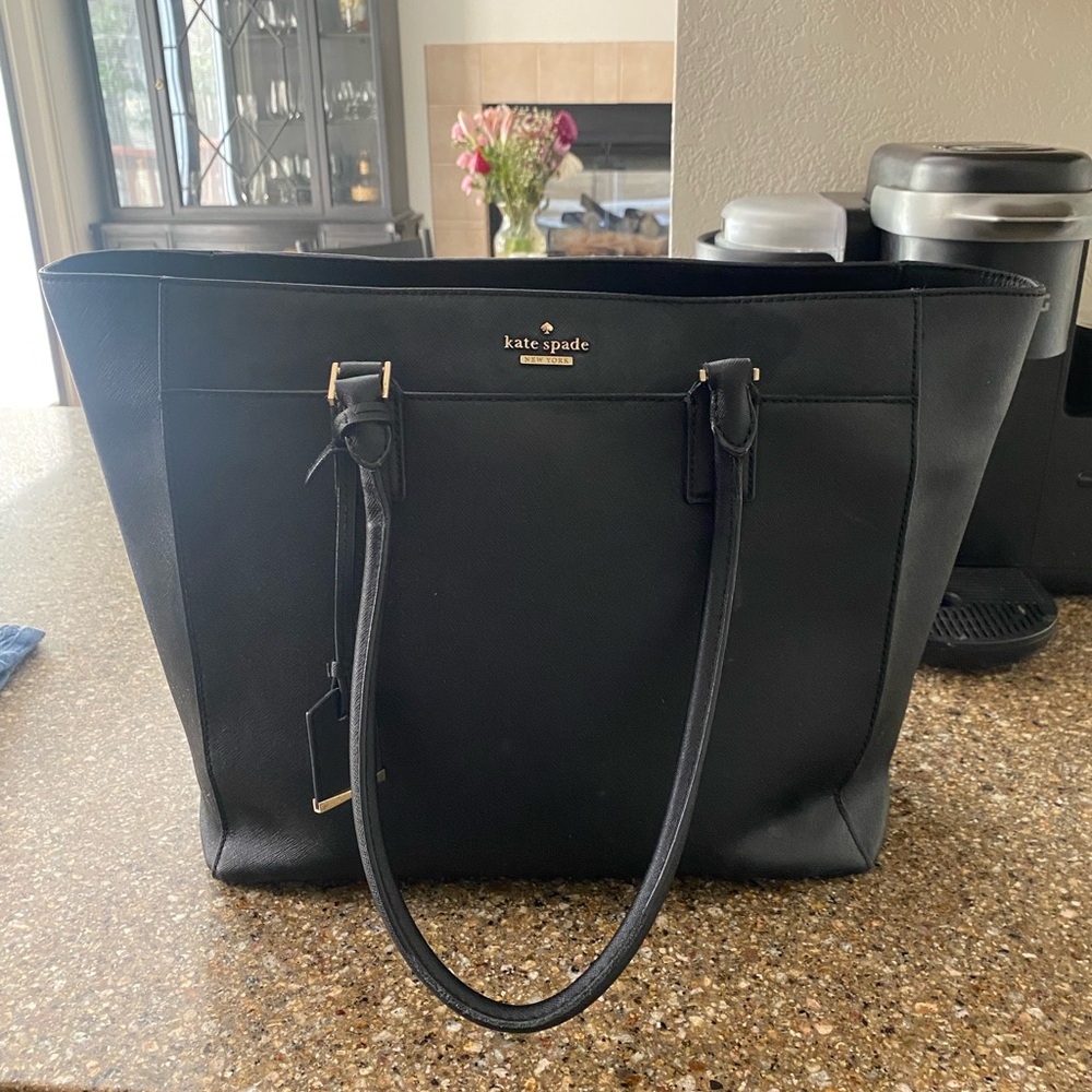 Kate Spade Black Laptop Tote Bag